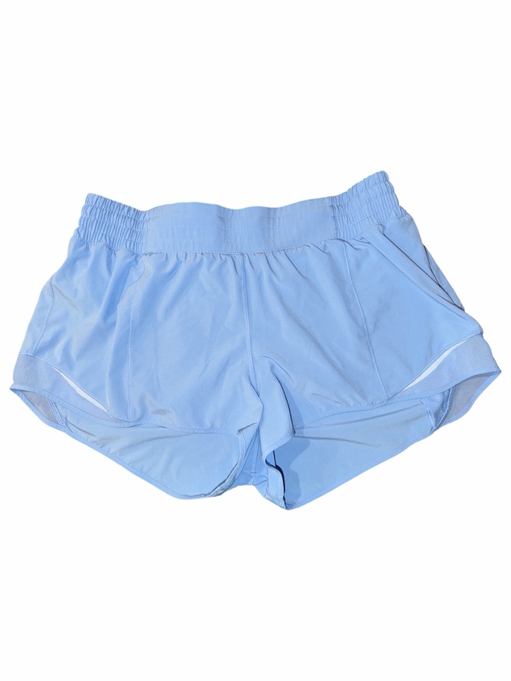 Lululemon Hotty Hot High Rise Lined Short 2.5” Light Blue Size 14